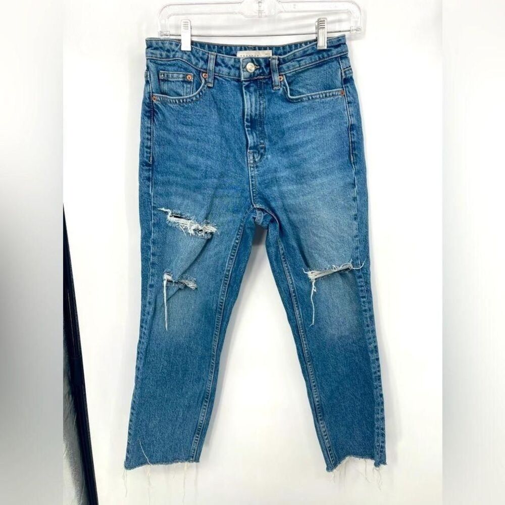 Top shop women's blue jeans 28 x 30